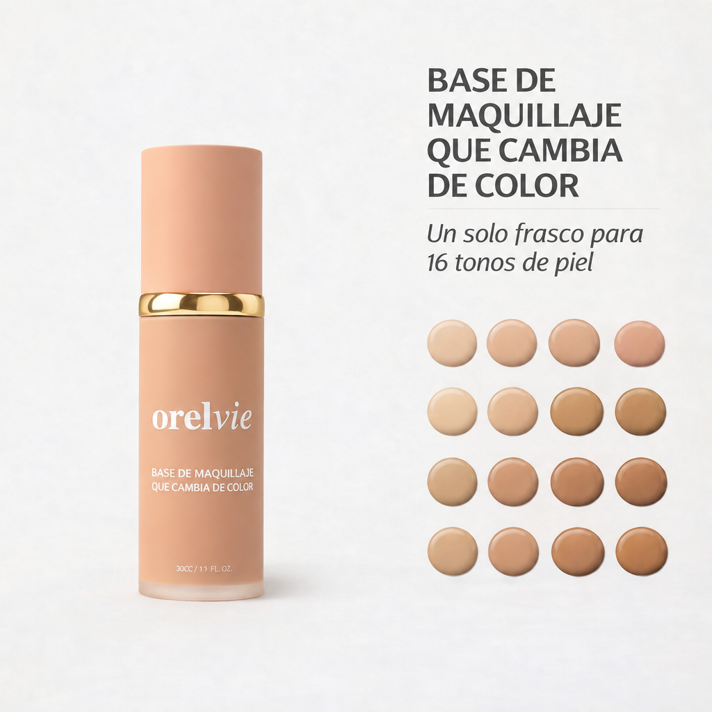 Base de Maquillaje Antiedad con SPF 50 – Se Adapta a tu Tono de Piel